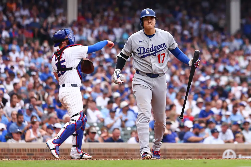 大谷翔平今天雙響砲依然救不了道奇。圖片來源:達志影像