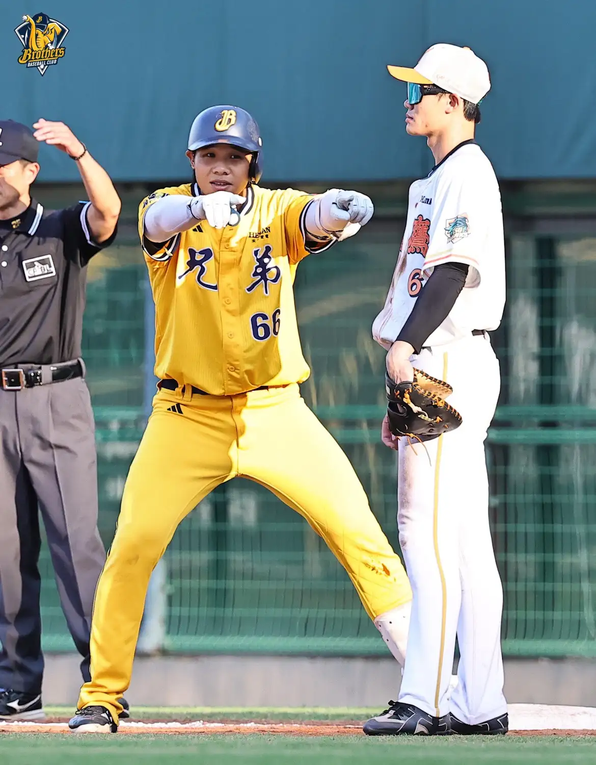 黃韋盛雙安帶3打點。圖片來源:中信兄弟