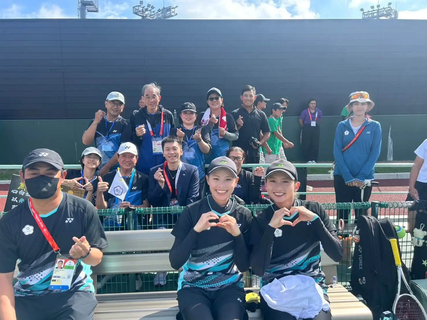 亞運中華軟網女團。圖片來源:中華民國軟網協會