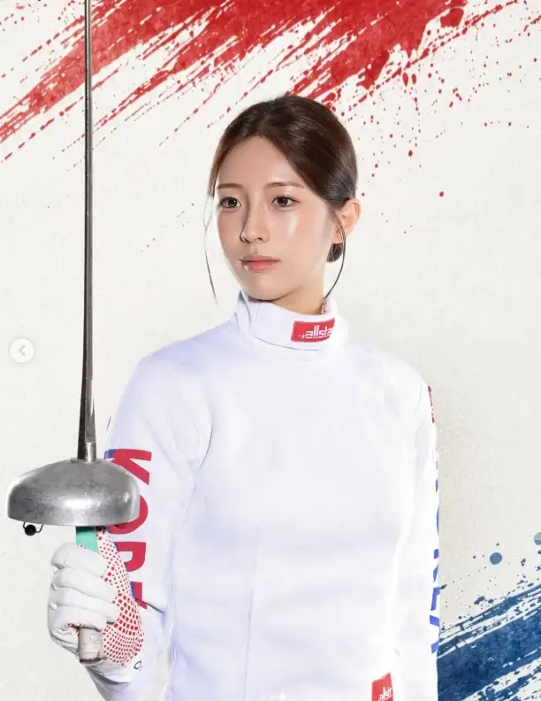 韓國女子擊劍新星梁承慧。圖片來源：取自梁承慧ig