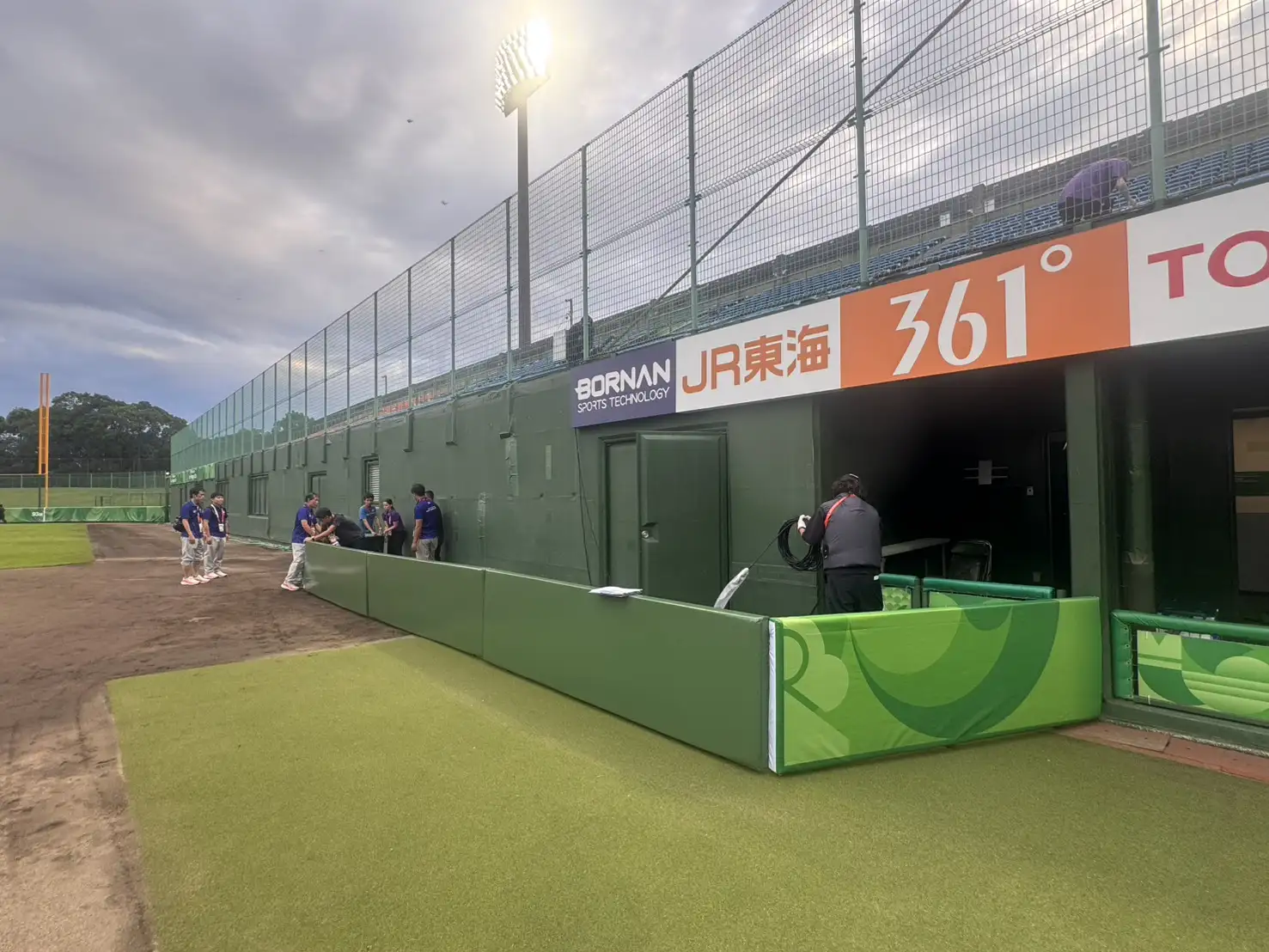 岡崎棒球場。圖片來源:中華棒協