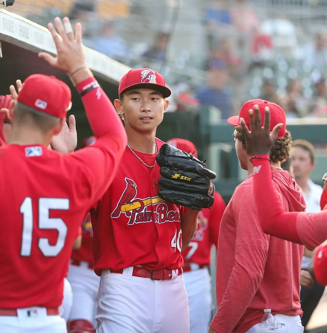 林振瑋。圖片來源:Palm Beach Cardinals X