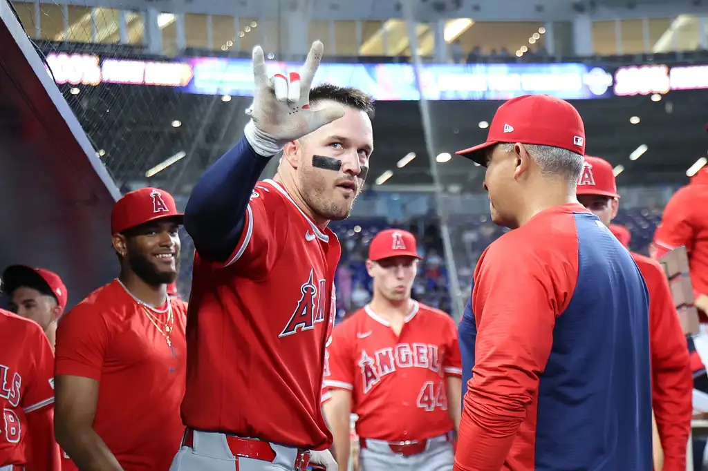 Mike Trout。圖片來源:達志影像