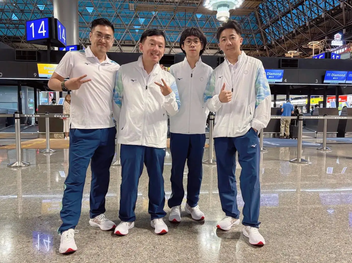 亞運中華電子競技《競技武術》代表隊。圖片來源:中華民國電子競技運動協會