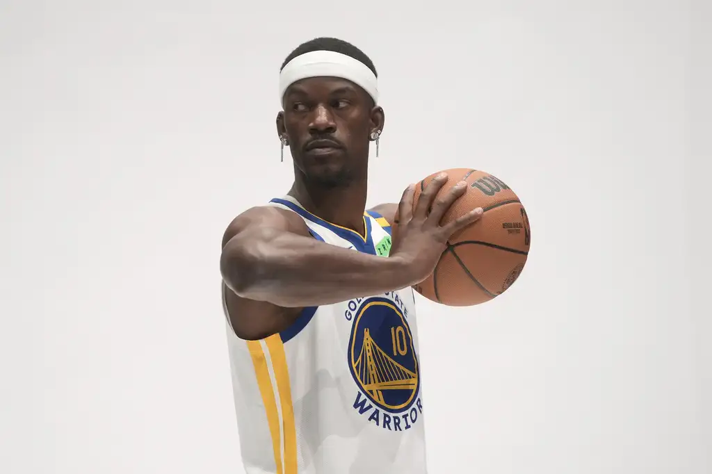 金州勇士球星「士官長」Jimmy Butler。圖片來源:達志影像