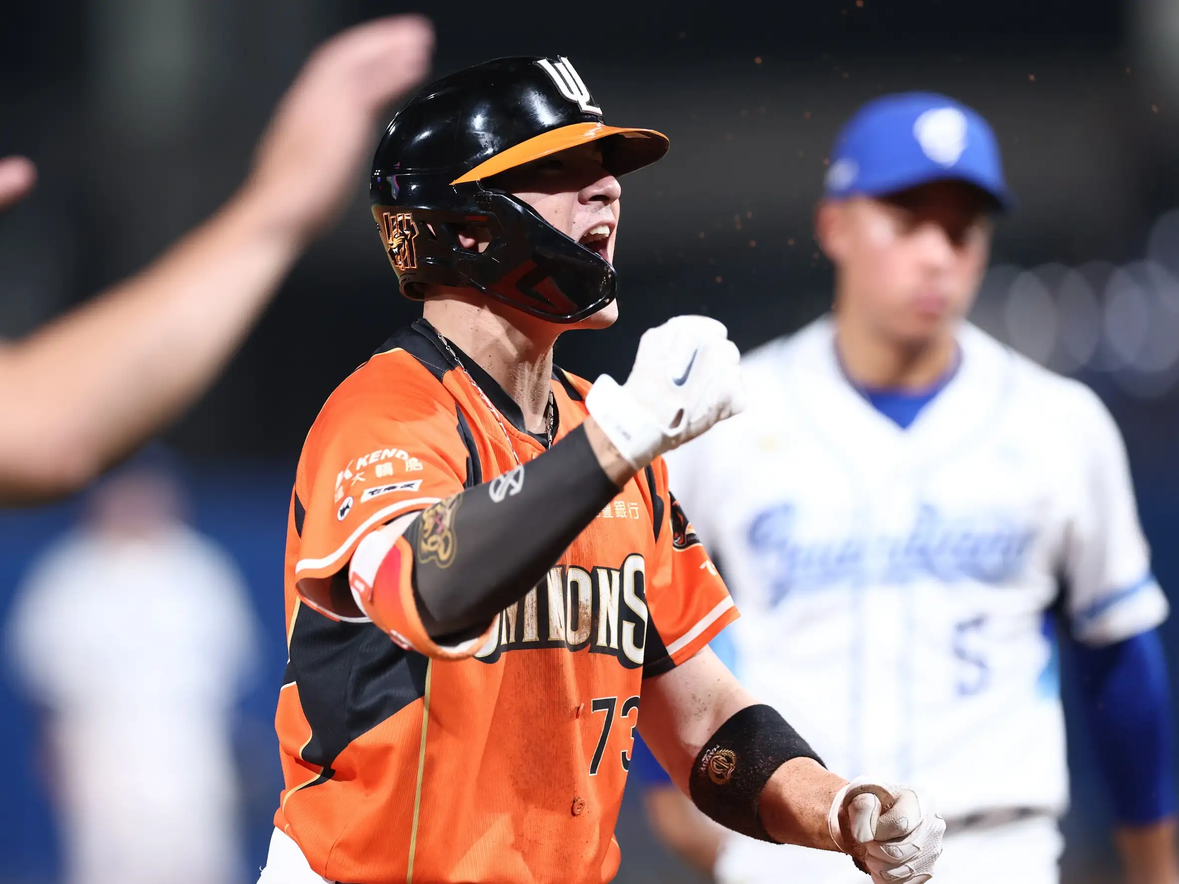 陳聖平8上轟出關鍵轟,賽後獲選單場MVP。圖片來源:統一獅